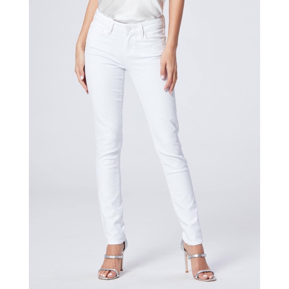 Paige Skyline Ankle Peg Jean - Optic White